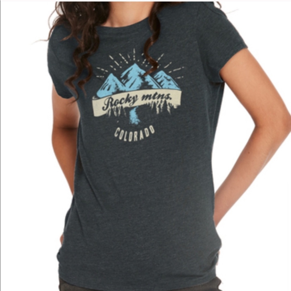 Vintage Style Colorado Rocky Mountains Graphic Tee